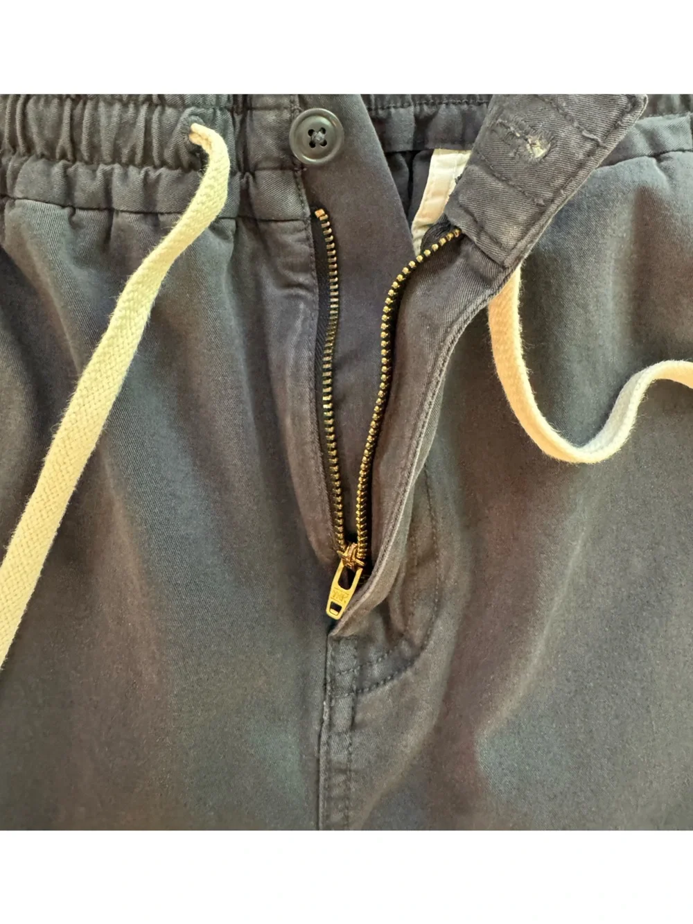 J. Crew Men's Drawstring Chinos in Slate Blue